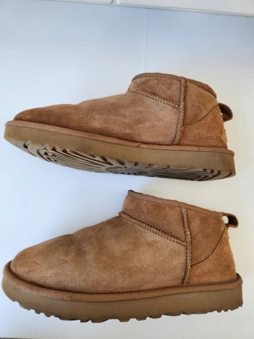 UGG Classic Ultra Mini Ankle Boots Chestnut Comfy Cozy Cabincore Casual Camping - Picture 3 of 11